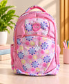 Sky High Pink Floral Printed School Backpack