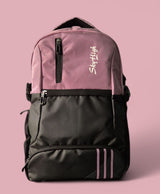 Sky High Rose Edge Pink & Black Everyday Backpack