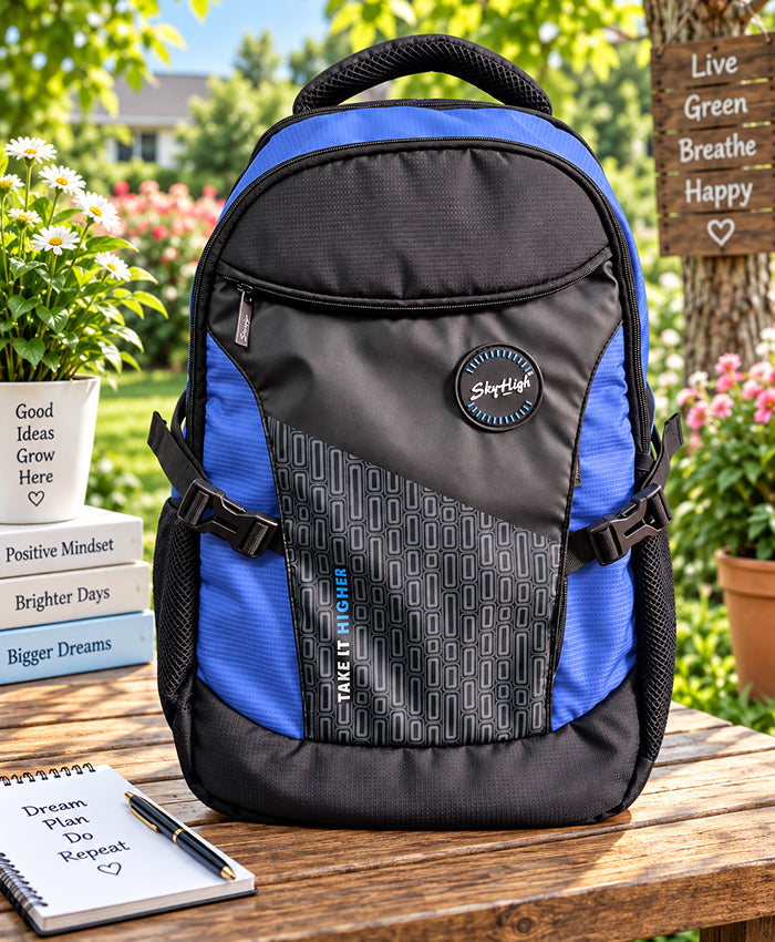 Sky High Take It Higher Blue & Black Sport Backpack