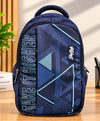 Sky High Take It Higher Navy Blue Geometric Printed Backpack