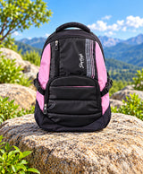 Sky High Travel Pro Black & Pink Backpack