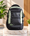 Sky High Urban Edge Black & Mint Green Multi-Compartment Backpack