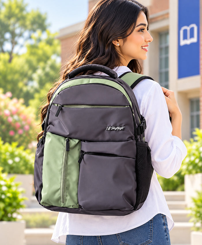 Sky High Urban Edge Grey & Sage Green Backpack