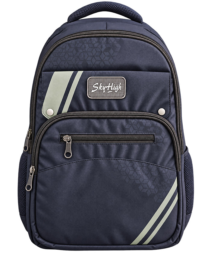 Sky High Urban Edge Navy Blue Multi-Compartment Backpack
