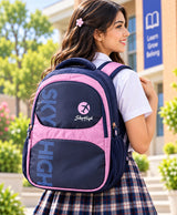 Sky High Urban Flex Navy Blue & Pink Backpack