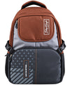 Sky High Urban Trek Brown & Grey Multi-Compartment Backpack