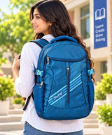 Sky High Velocity Blue Graphic Backpack