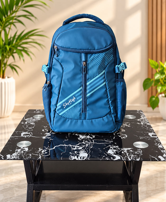Sky High Velocity Blue Graphic Backpack