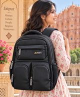 SkyHigh Black Rugged Backpack