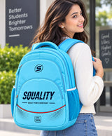 SkyRush Aqua Blue Everyday School Backpack