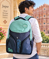 Skyking Travel World Mint Green & Navy Adventure Backpack