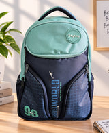 Skyking Travel World Mint Green & Navy Adventure Backpack