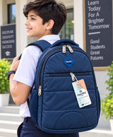Squality Urban Classic Navy Blue School Backpack