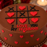 Sweet Chocolate Cream Cake for Him