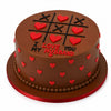 Sweet Chocolate Cream Cake for Him