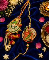 Traditional Rajasthani Doll Rakhi Combo