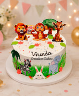 Wild Safari Birthday Adventure Cake