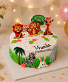 Wild Safari Birthday Adventure Cake