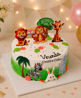 Wild Safari Birthday Adventure Cake