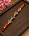 Auspicious Om & Swastik Spiritual Rakhi