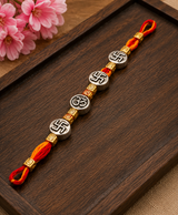 Auspicious Om & Swastik Spiritual Rakhi