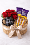 Birthday Bliss Roses & Chocolate Hamper