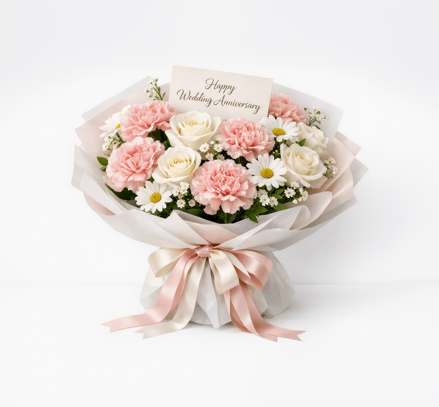 Blush Bloom Elegance Bouquet