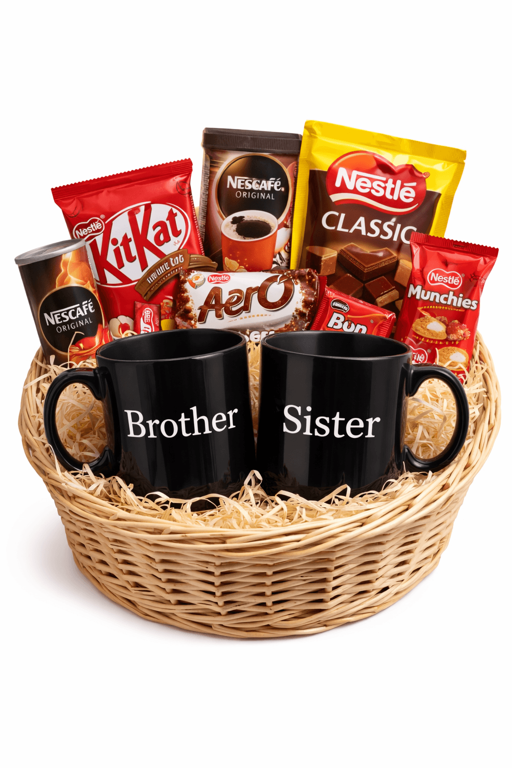 Brother Sister Coffee & Chocolate Delight Gift Basket