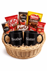 Brother Sister Coffee & Chocolate Delight Gift Basket