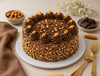 Chocolate Almond Crunch Truffle Cake