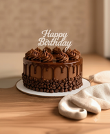 Chocolate Drip Birthday Cake
