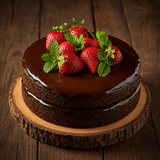 Chocolate Strawberry Delight Cake