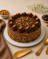 Chocolate Almond Crunch Truffle Cake