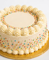 Classic Confetti Vanilla Celebration Cake