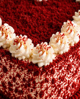 Classic Heart Red Velvet Birthday Cake