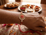 Coral Floral Designer Rakhi