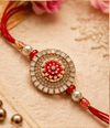 Coral Floral Designer Rakhi