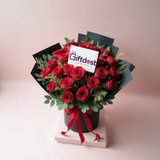 Crimson Romance Rose Box