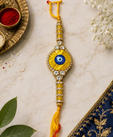Divine Evil Eye Crystal Rakhi