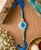 Divine Evil Eye Crystal Rakhi