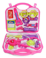 Little Doctor Play Set for Kids in Pink Carry Case