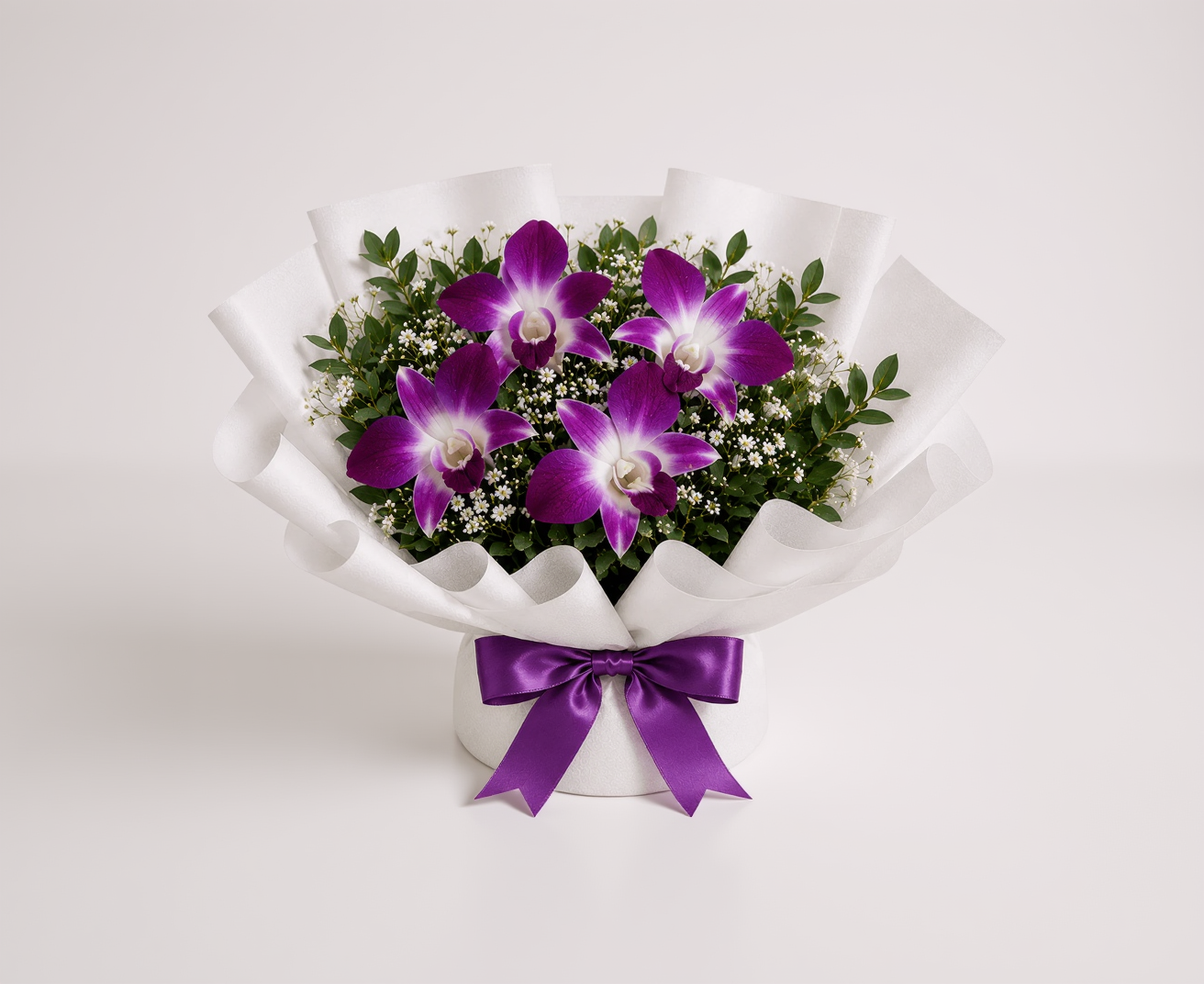 Elegant Orchid & Blueberry Thank You Combo