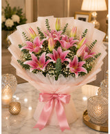 Blushing Lily Bouquet