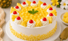 Fresh Pineapple Delight Cream Cake