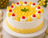 Fresh Pineapple Delight Cream Cake