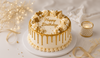 Golden Drip Celebration Cake