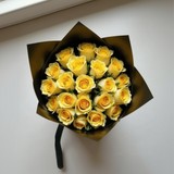 Golden Yellow Roses Luxury Bouquet