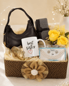 Premium Best Sister Luxury Gift Hamper with Handbag, Wallet, Jewellery & Mug