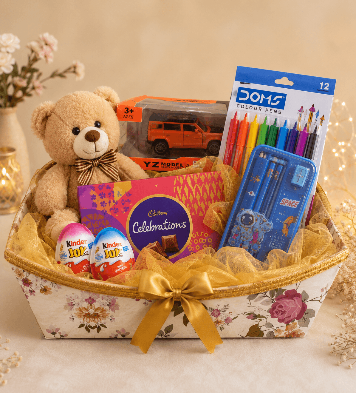 Premium Kids Celebration Toy & Chocolate Gift Hamper