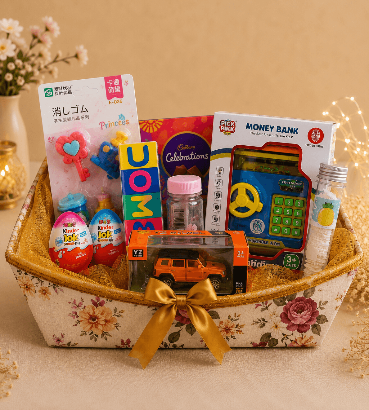 Premium Kids Celebration Toy & Chocolate Gift Hamper